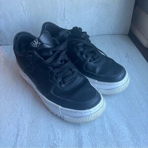 Nike Air Force 1 Pixel Sneakers in Black White Womens 8 EU 39